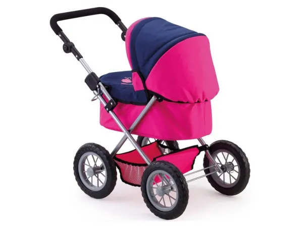 Bayer Design Kočík pre bábiky Trendy (ružová/modrá)