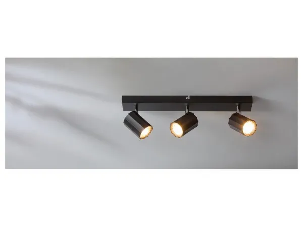 Livarno home Stropné svietidlo (lištové svietidlo, matná čierna)