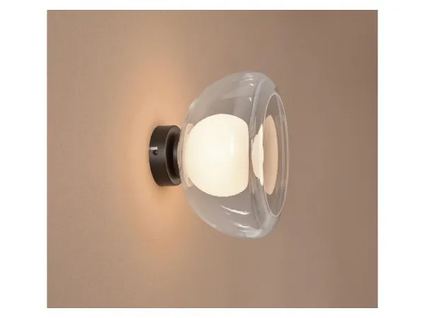 Livarno home Nástenná a stropná LED lampa (transparentná)