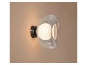 Livarno home Nástenná a stropná LED lampa (transparentná)