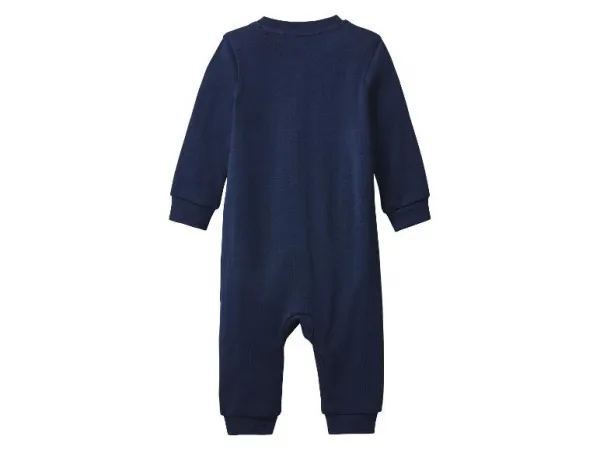 lupilu® Chlapčenský overal na spanie pre bábätká (navy modrá, 50/56)