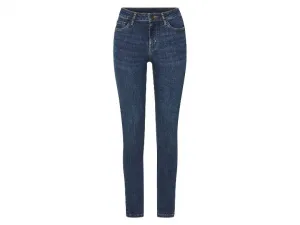 esmara® Dámske rifle push-up Super Skinny Fit (modrá, 36)