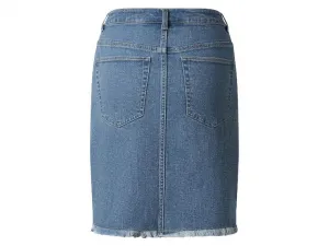 esmara® Dámska rifľová sukňa (modrá, 36)