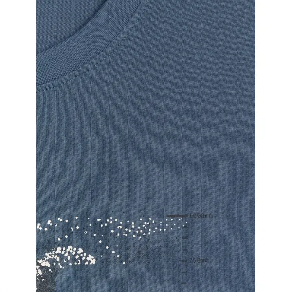 Pánske tričko s krátkym rukávom 4F TSHIRT M2359-WAW25TTSHM2359-46S-TEAL