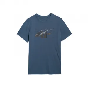 Pánske tričko s krátkym rukávom 4F TSHIRT M2359-WAW25TTSHM2359-46S-TEAL