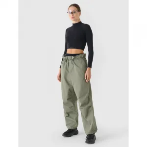 Dámske tréningové tričko s dlhým rukávom 4F LONGSLEEVE FNK F483-RAW24TFLOF483-20S-DEEP BLACK