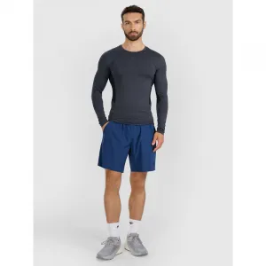 Pánske tréningové tričko s dlhým rukávom 4F LONGSLEEVE FNK M507-WMM00TFLOM507-22M-ANTHRACITE MELANGE
