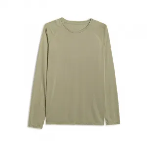Pánske bežecké tričko s dlhým rukávom 4F LONGSLEEVE FNK M413-WAW25TFLOM413-44S-OLIVE