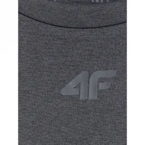 Pánske tréningové tričko s dlhým rukávom 4F LONGSLEEVE FNK M507-WMM00TFLOM507-22M-ANTHRACITE MELANGE