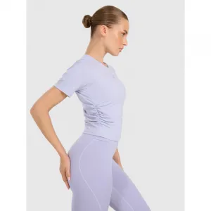 Dámske tréningové tričko s krátkym rukávom 4F TSHIRT FNK F1524-WAW25TFTSF1524-34S-LIGHT BLUE