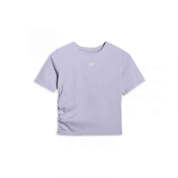 Dámske tréningové tričko s krátkym rukávom 4F TSHIRT FNK F1524-WAW25TFTSF1524-34S-LIGHT BLUE