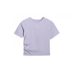 Dámske tréningové tričko s krátkym rukávom 4F TSHIRT FNK F1524-WAW25TFTSF1524-34S-LIGHT BLUE