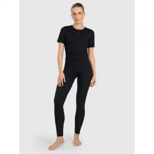 Dámske tréningové tričko s krátkym rukávom 4F TSHIRT FNK F1524-WAW25TFTSF1524-20S-DEEP BLACK