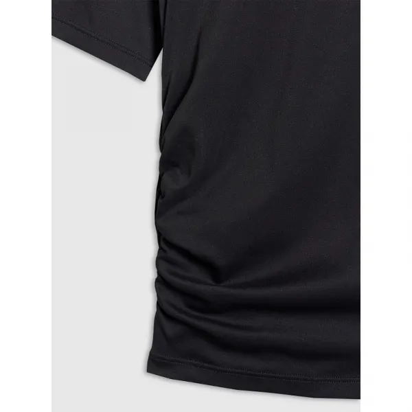 Dámske tréningové tričko s krátkym rukávom 4F TSHIRT FNK F1524-WAW25TFTSF1524-20S-DEEP BLACK