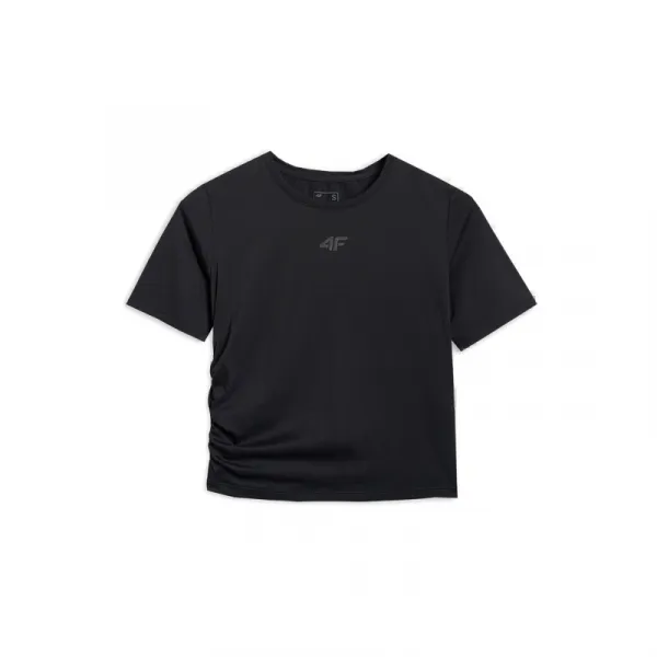 Dámske tréningové tričko s krátkym rukávom 4F TSHIRT FNK F1524-WAW25TFTSF1524-20S-DEEP BLACK