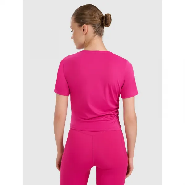 Dámske tréningové tričko s krátkym rukávom 4F TSHIRT FNK F1524-WAW25TFTSF1524-54S-PINK