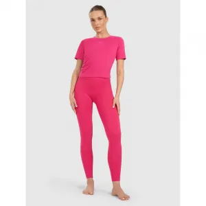 Dámske tréningové tričko s krátkym rukávom 4F TSHIRT FNK F1524-WAW25TFTSF1524-54S-PINK