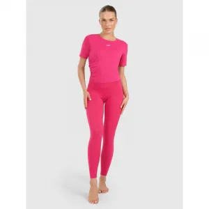 Dámske tréningové tričko s krátkym rukávom 4F TSHIRT FNK F1524-WAW25TFTSF1524-54S-PINK