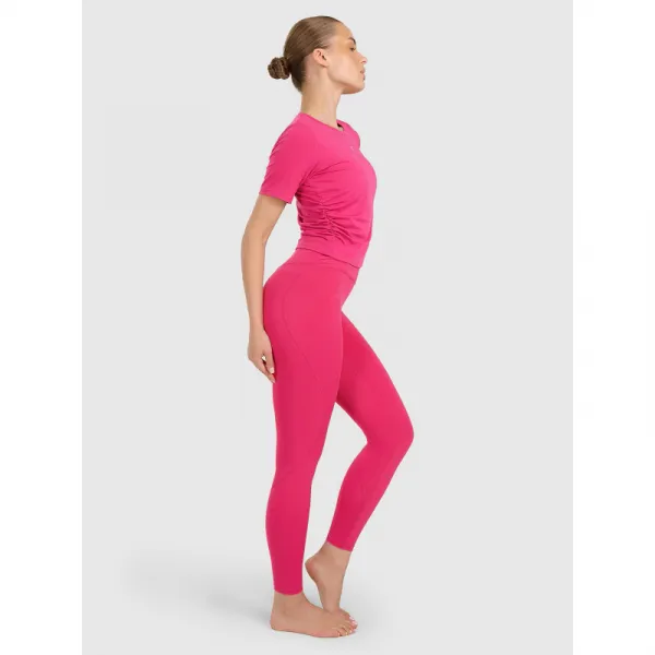 Dámske tréningové tričko s krátkym rukávom 4F TSHIRT FNK F1524-WAW25TFTSF1524-54S-PINK