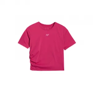Dámske tréningové tričko s krátkym rukávom 4F TSHIRT FNK F1524-WAW25TFTSF1524-54S-PINK