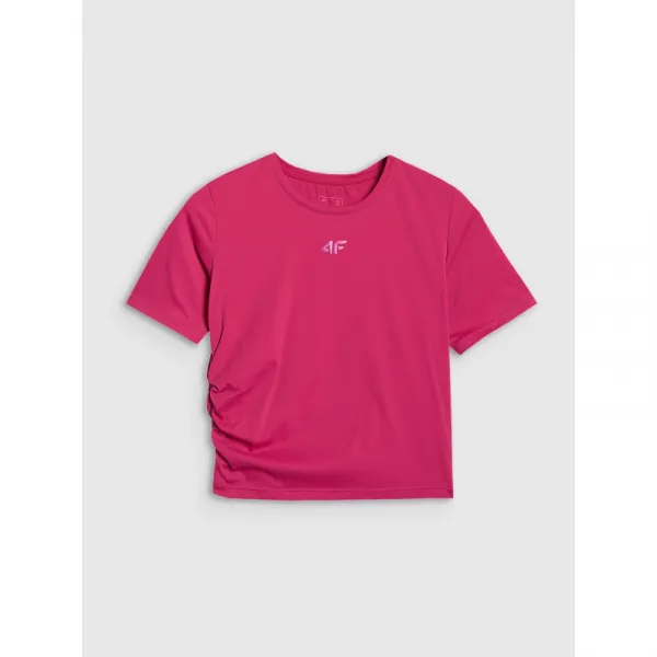 Dámske tréningové tričko s krátkym rukávom 4F TSHIRT FNK F1524-WAW25TFTSF1524-54S-PINK