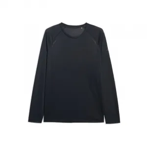 Pánske bežecké tričko s dlhým rukávom 4F LONGSLEEVE FNK M413-WAW25TFLOM413-20S-DEEP BLACK