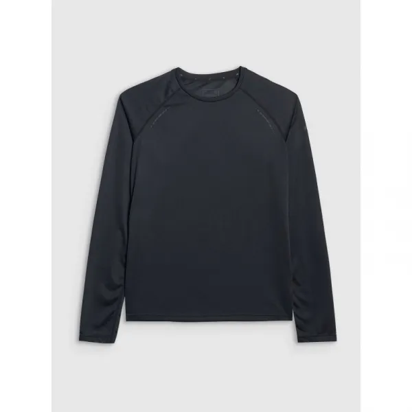 Dámske bežecké tričko s dlhým rukávom 4F LONGSLEEVE FNK F415-WAW25TFLOF415-20S-DEEP BLACK