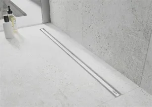 MEXEN - Flat 360 Slim odtokový žľab otočný 110 cm biela 1241110