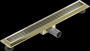 MEXEN/S - Flat M33 odtokový žľab 70, zlatý 1533070-15