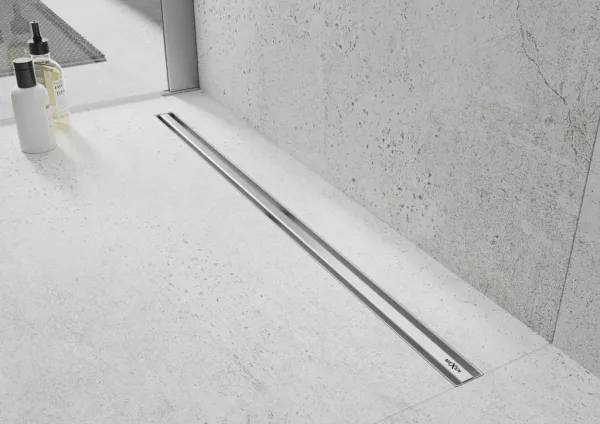 MEXEN - Flat 360° Slim podlahový žľab 150, nerez 1041150
