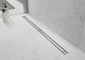MEXEN - Flat 360° Slim podlahový žľab 150, nerez 1041150