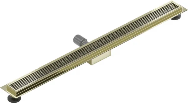 MEXEN/S - Flat M33 odtokový žľab 80, zlatý 1533080-15