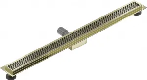 MEXEN/S - Flat M33 odtokový žľab 80, zlatý 1533080-15