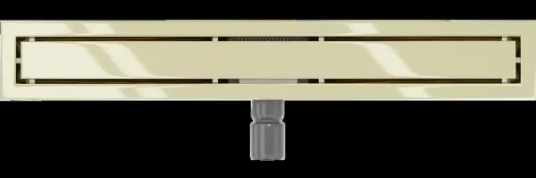 MEXEN/S - Flat M13 odtokový žľab 2v1 70 cm zlatý 1510070-15