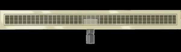 MEXEN/S - Flat M33 odtokový žľab 80, zlatý 1533080-15