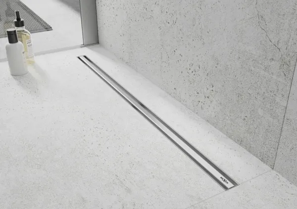 MEXEN - Flat 360° Slim podlahový žľab 160, nerez 1041160