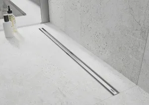 MEXEN - Flat 360° Slim podlahový žľab 160, nerez 1041160