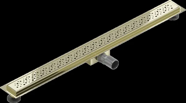 MEXEN/S - Flat M12 odtokový žľab 80 cm zlatý 1521080-15