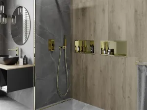 MEXEN - X-Wall-R modul pre vstavanie do steny 45 x 20, zlatá 1950452010