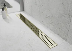 MEXEN/S - Flat M08 odtokový žľab 80 cm zlatý 1525080-15