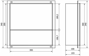 Mexen X-Wall 1971303010S