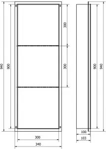 Mexen X-Wall 1921903010S