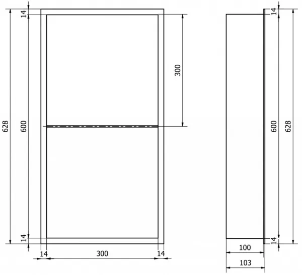 Mexen X-Wall 1920603010S