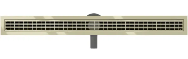 MEXEN/S - Flat 360° M33 podlahový žľab otočný 80, zlatý 1533080-40