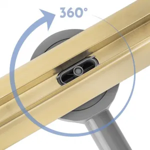 REA - Odtokový žľab Neox Slim pre Brush Gold 100 REA-G6990
