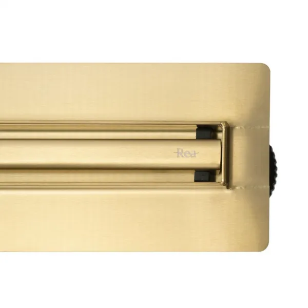 REA - Odtokový žľab Neox Slim pre Brush Gold 100 REA-G6990