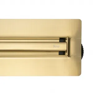 REA - Odtokový žľab Neox Slim pre Brush Gold 100 REA-G6990