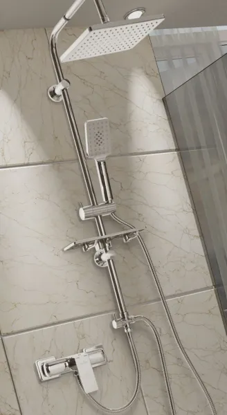 INVENA - Sprchový stĺp NYKS AU-32-001-G
