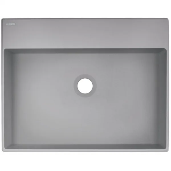DEANTE - Correo metallic grey Granit umývadlo na dosku - 500x400 mm CQR_SU5S