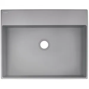 DEANTE - Correo metallic grey Granit umývadlo na dosku - 500x400 mm CQR_SU5S